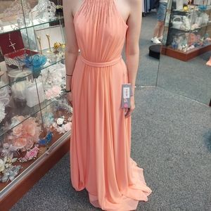 XS Coral Maxi Dress
